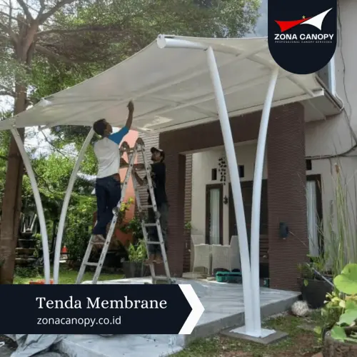 Canoppy Membrane Teras Rumah di Jabotabek